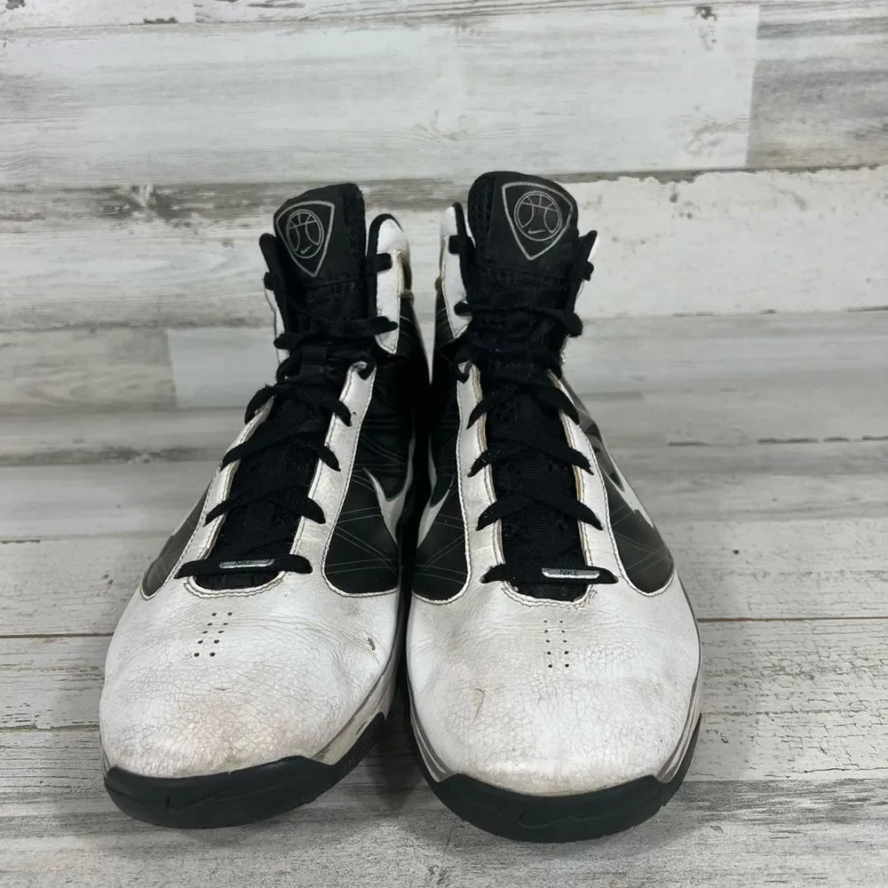 Nike Hyperize TB Mens White Black Grey 367181-111 Athletic‎ Shoes Size 12.5